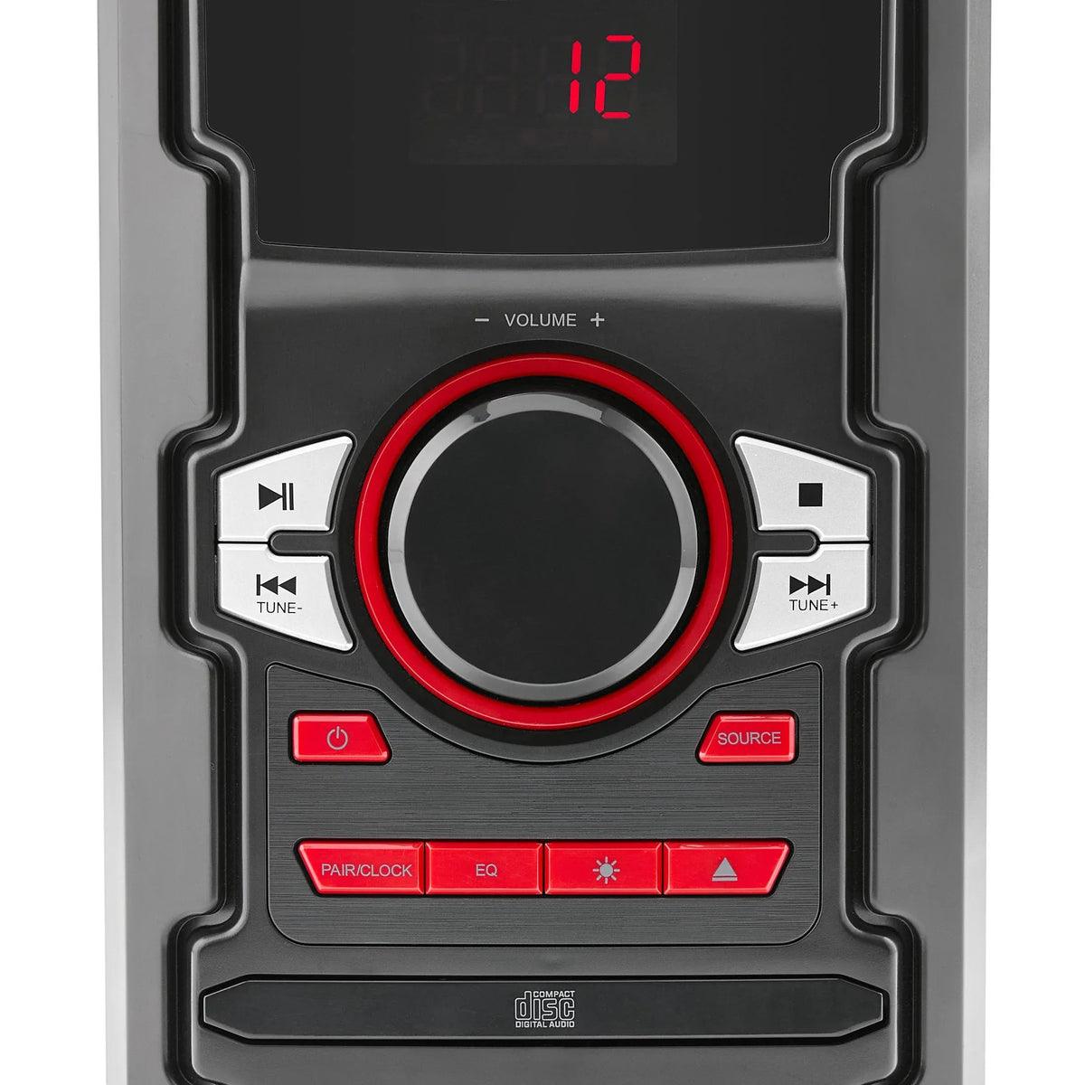 Onn. 100W CD Stereo System with Bluetooth and USB Charging Port