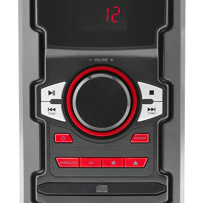 Onn. 100W CD Stereo System with Bluetooth and USB Charging Port