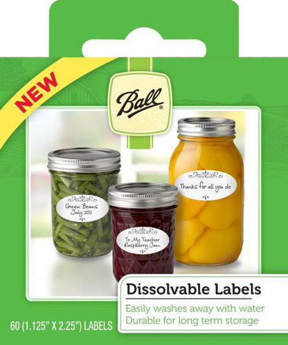 Ball Glass Mason Jar Canning Starter Kit, Wide Mouth, 12 Quart Size, 32 OZ with Lids, Dissolvable Labels, Utensil Set and Recipe Book
