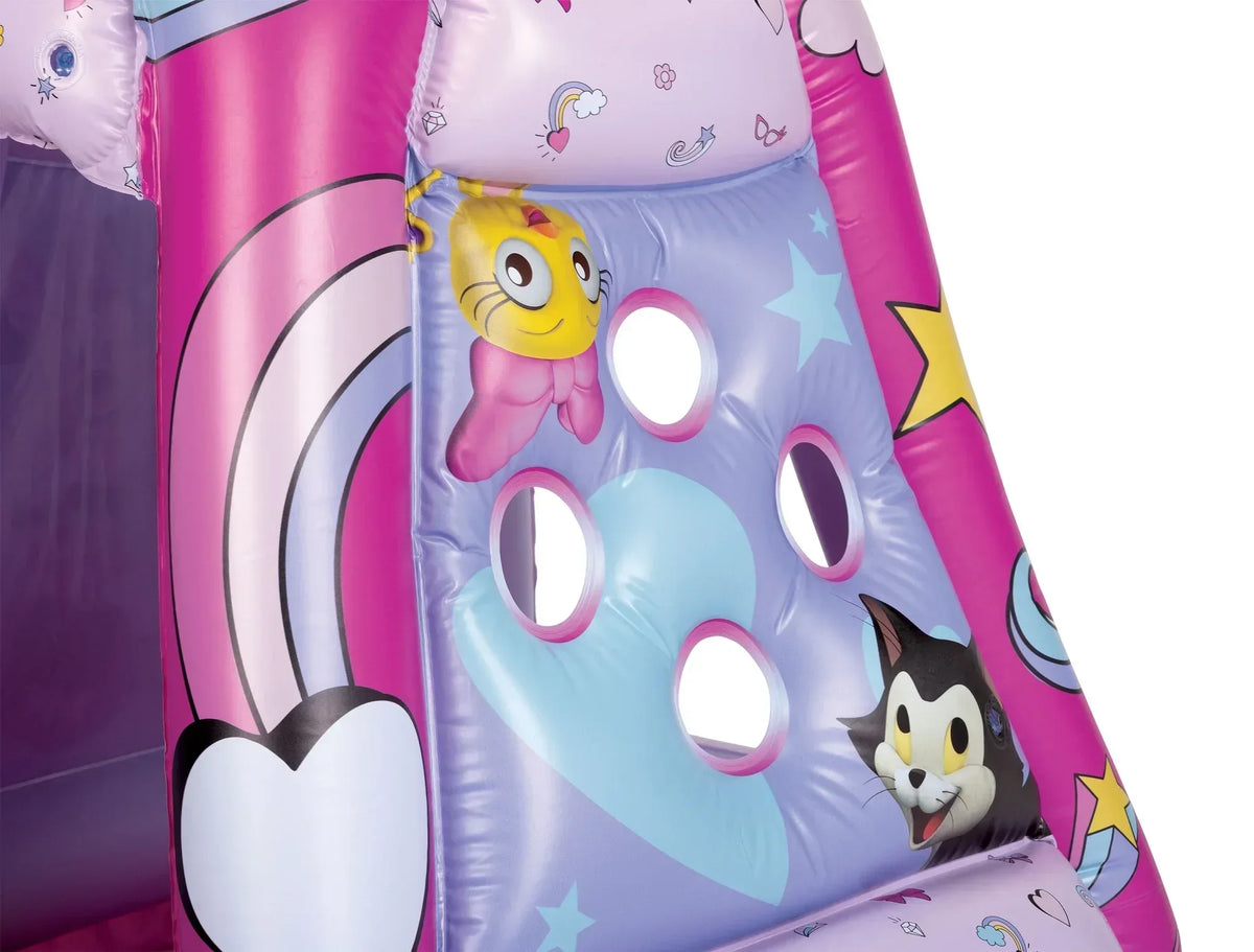 Minnie Mouse Preschool Indoor Inflatable Ball Pit Playland with 20 Soft Flex Balls, Ages 2-4, Pink
