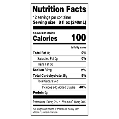 Great Value Strawberry Lemonade, 96 fl oz