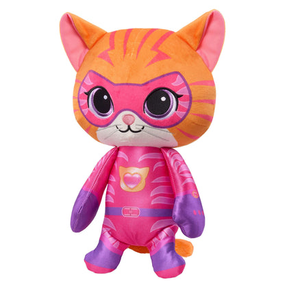 Disney Jr. SuperKitties 15-inch Large Plush Ginny Stuffed Animal, Toy for Kids Ages 2 and up