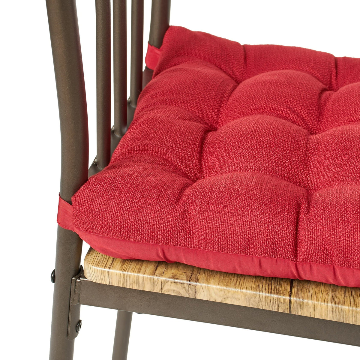 Mainstays Textured Chair Seat Pad (Chair Cushion), 1-Piece, 15.5" x 16"