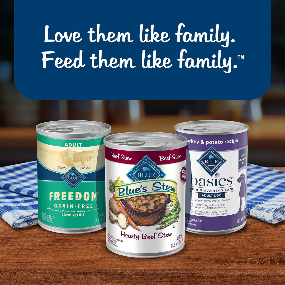 Blue Buffalo Blue's Stew Grain-Free Wet Dog Food, Hearty Beef Stew, 12.5-oz. Can