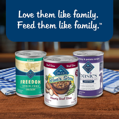Blue Buffalo Blue's Stew Grain-Free Wet Dog Food, Hearty Beef Stew, 12.5-oz. Can