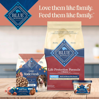 Blue Buffalo Love Made Fresh Dog Food, Refrigerated, Beef Meatball 1.5lb Pouch