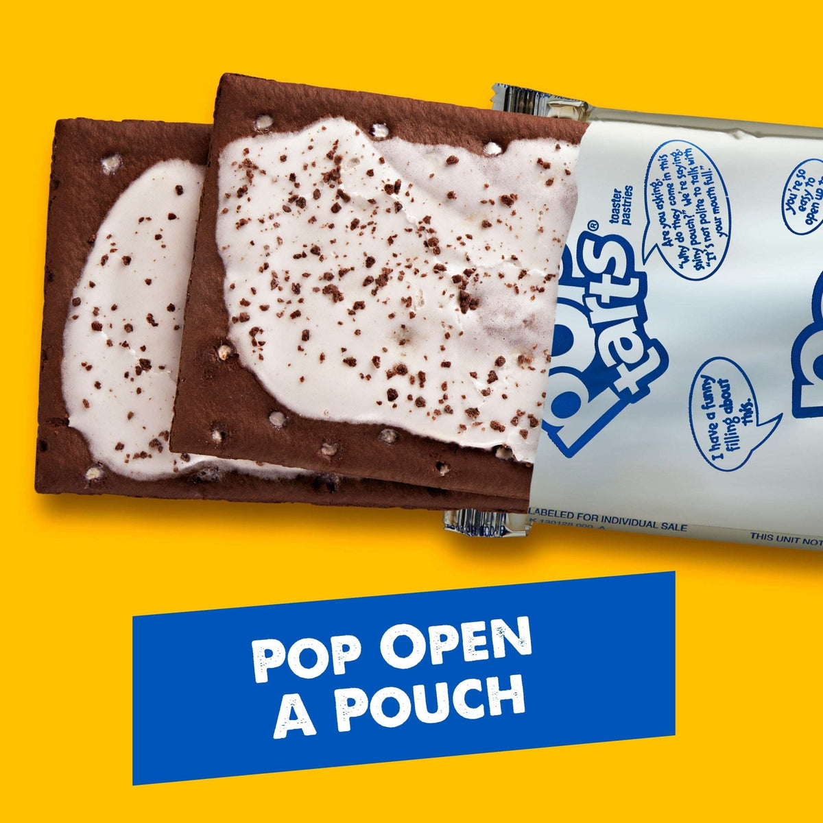 Pop-Tarts Frosted Cookies and Creme Toaster Pastries, Breakfast Foods, Shelf-Stable, 27 oz (16 Count)