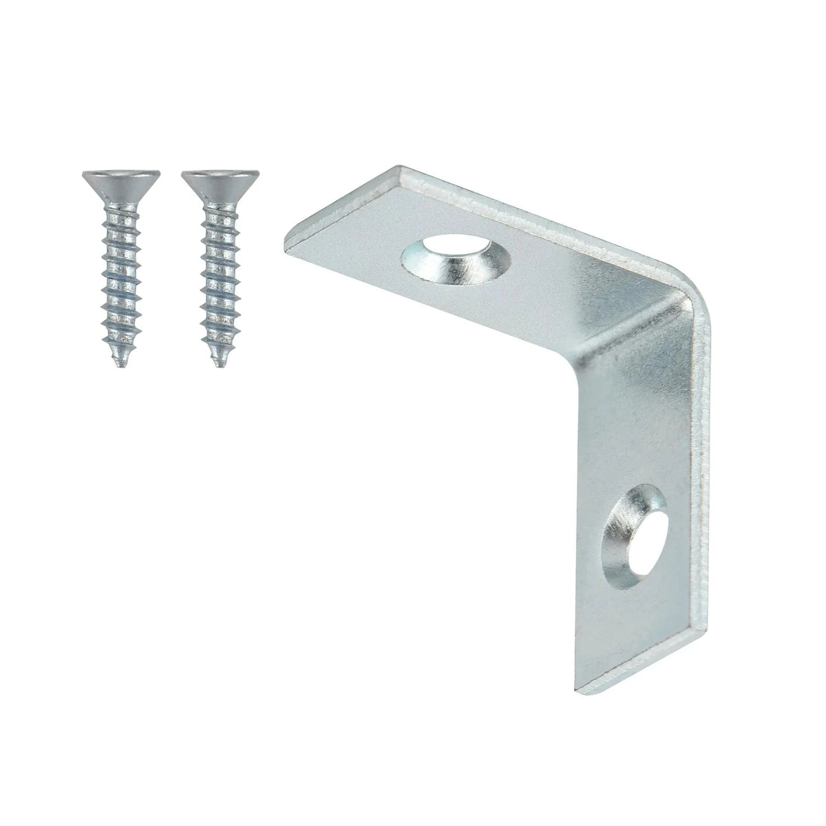 Hyper Tough 3 inch. x 3 inch.Corner Brace, Steel, Zinc Plated (4 Pack)