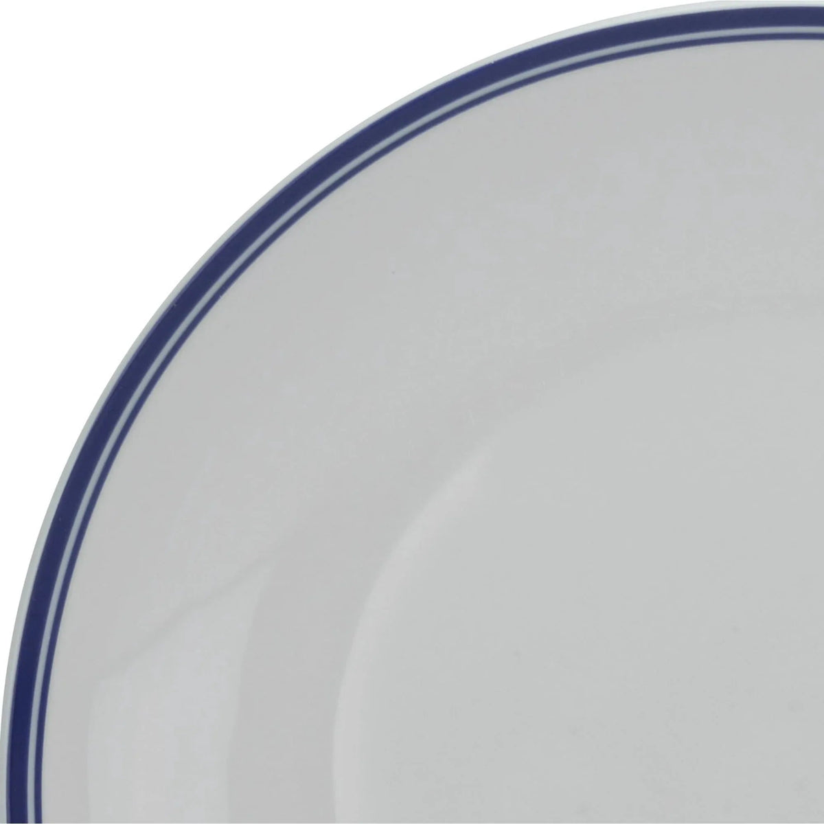 10 Strawberry Street Simply Coupe 16-Piece Ceramic Dinnerware Set, Blue