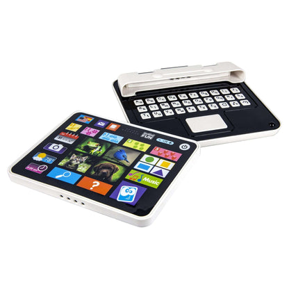 Infinifun My First 2-in-1 Toy Tablet (Bilingual)-Ages 2 Years and up. Learn Abc's, 123's, Colors, Shapes and More