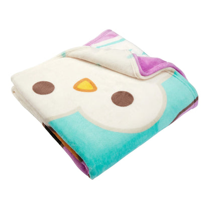 Squishmallows Kids Purple Print Fleece Bed Blanket, Twin/Full
