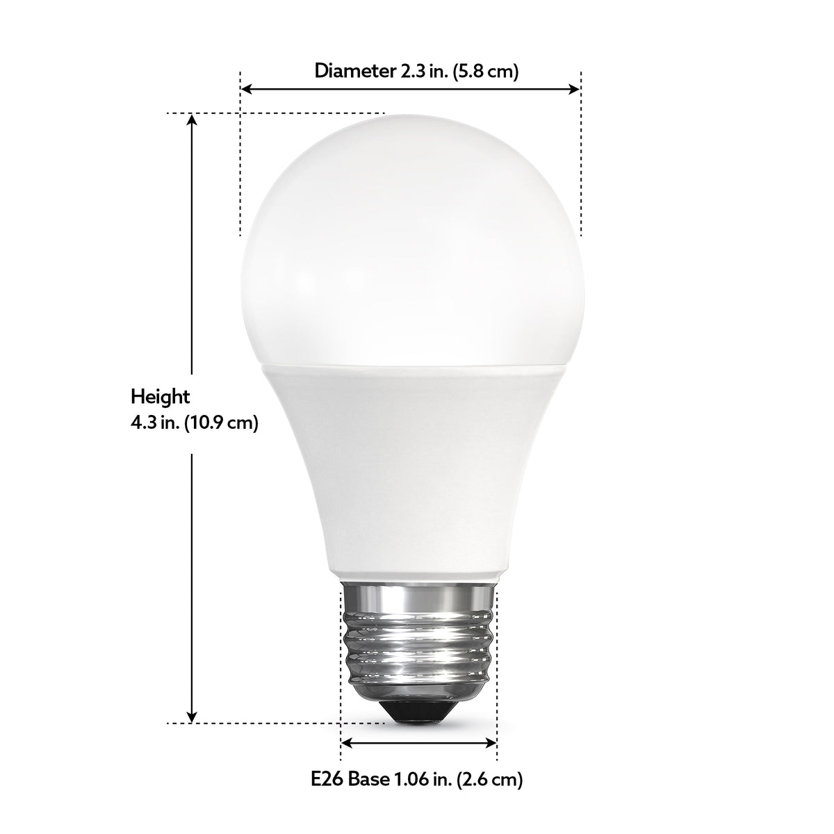 Feit Electric Smart LED 9 Watt (60 Watt Eq.) Color Changing/Tunable White Light Bulb, A19, E26, Dimmable