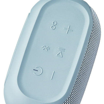 onn Small Rugged Speaker with Bluetooth Wireless Technology, Blue