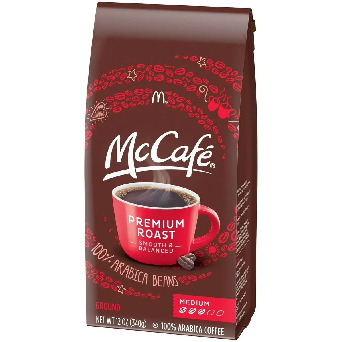 McCafe Premium Roast, Medium Roast, Ground Coffee, 12 oz