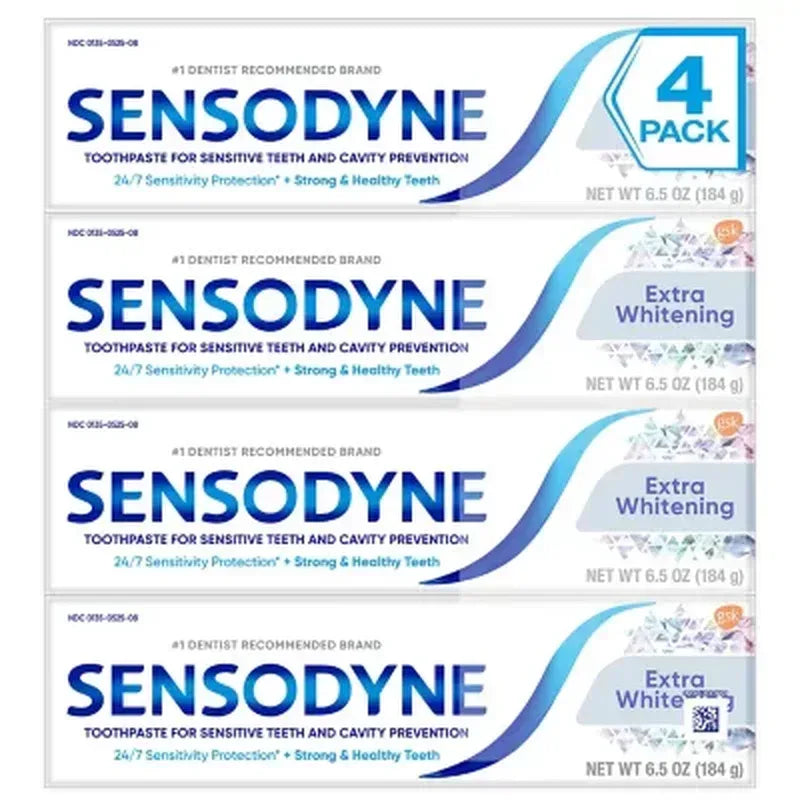 Sensodyne Extra Whitening Toothpaste (6.5 Oz., 4 Pk.)