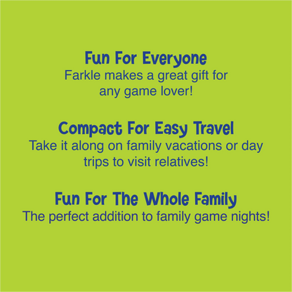 Farkle Cup Classic Dice Rolling Game, Children Ages 8+