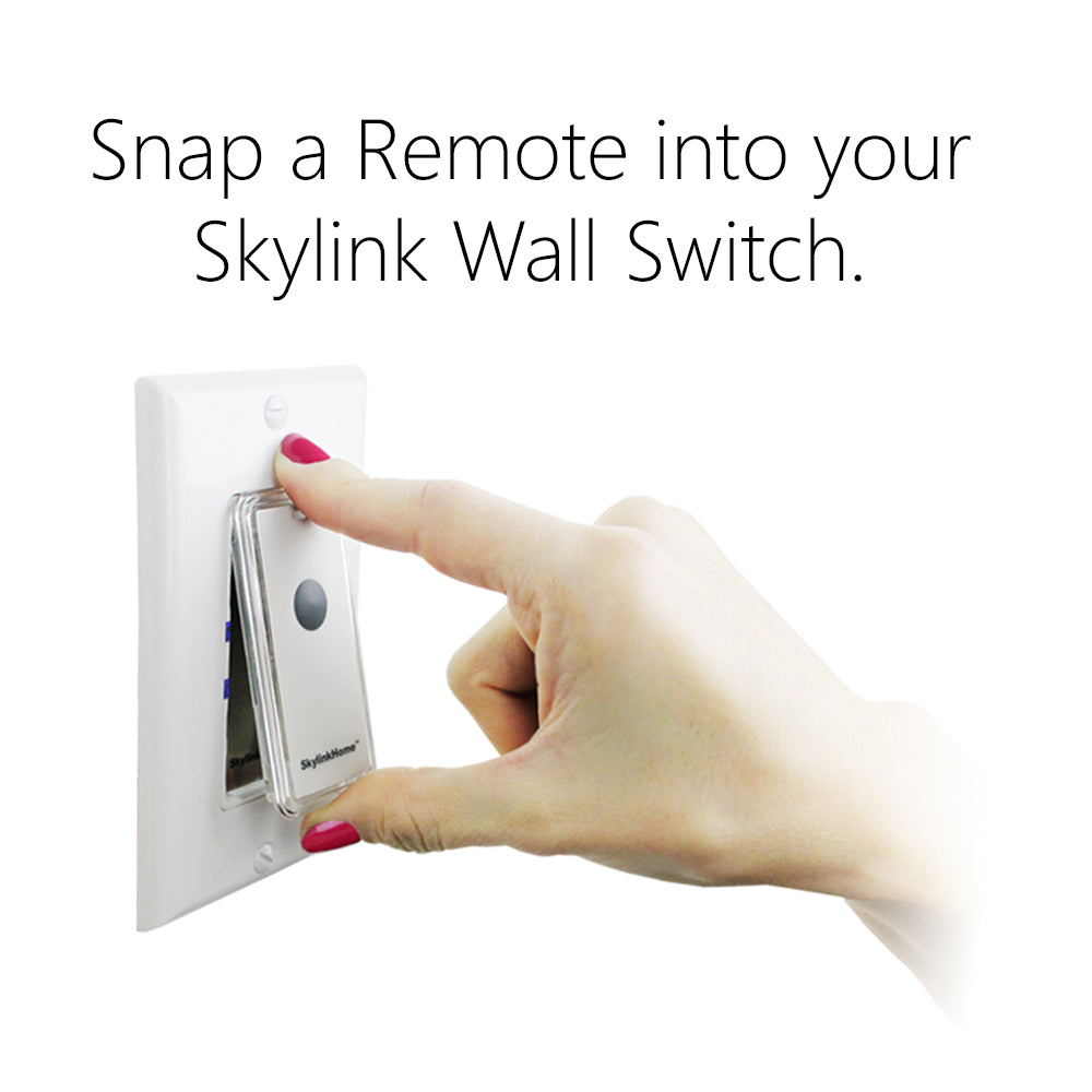 SkylinkHome Wall Switch with Snap-On Remote (WE-318)