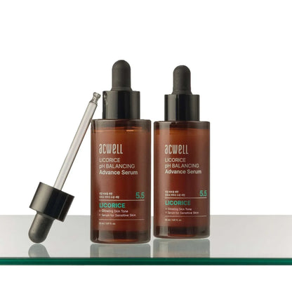 ACWELL Licorice pH Balancing Advance Serum, 1.01 fl oz, 2-pack
