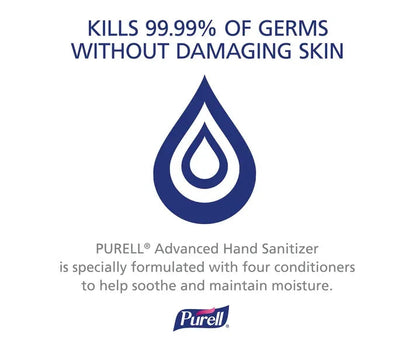 Purell Advanced Hand Sanitizer Refreshing Gel, 33.8 fl oz