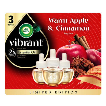 Air Wick Plug-In Scented Oil Air Freshener Warmer Refills, Ripe Cranberry and Currants, 4 Count