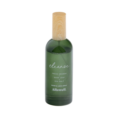 Allswell Balance (Balsam + Mahogany + Musk) Scented Room and Linen Spray 3.4 Fl Oz (100mL).
