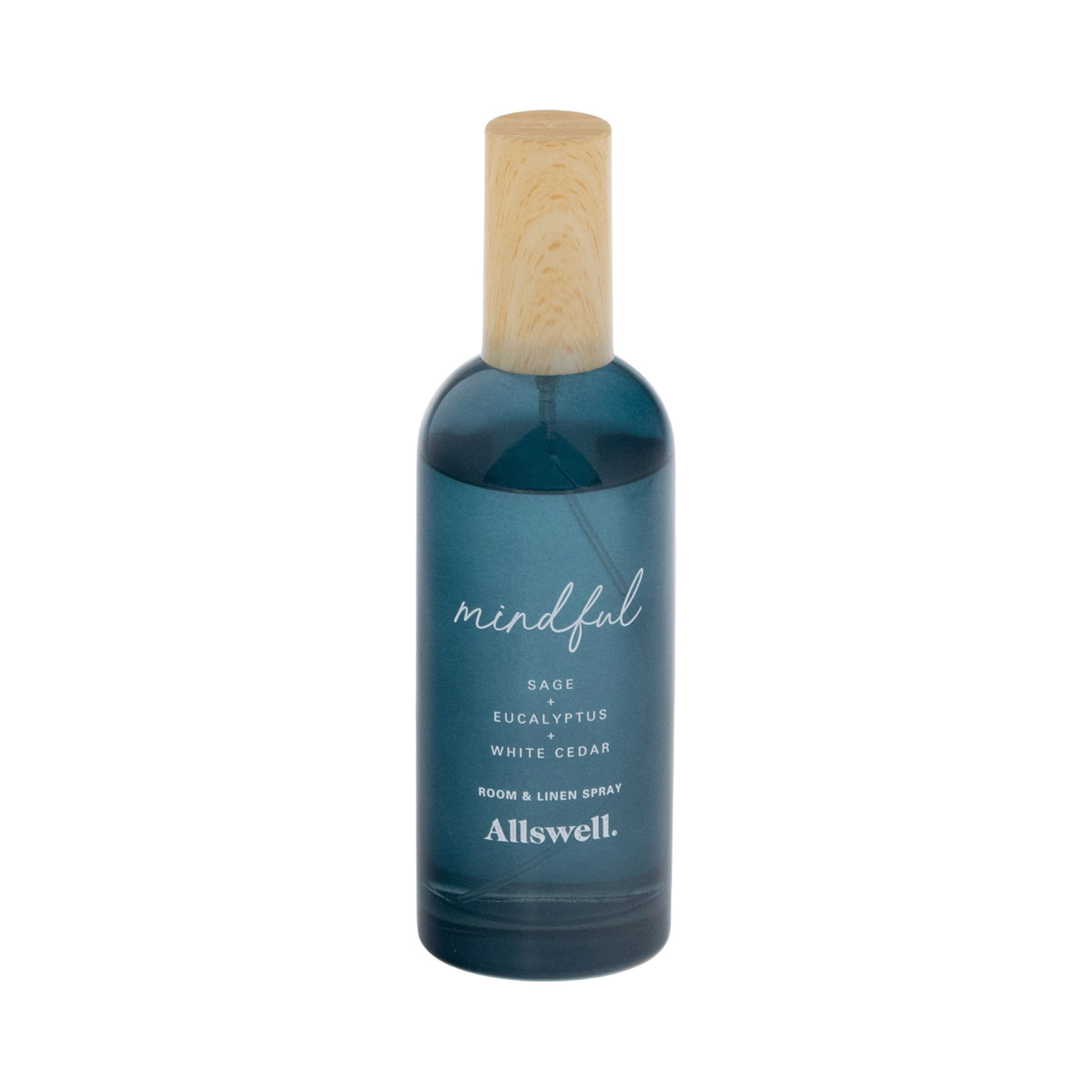 Allswell Balance (Balsam + Mahogany + Musk) Scented Room and Linen Spray 3.4 Fl Oz (100mL).