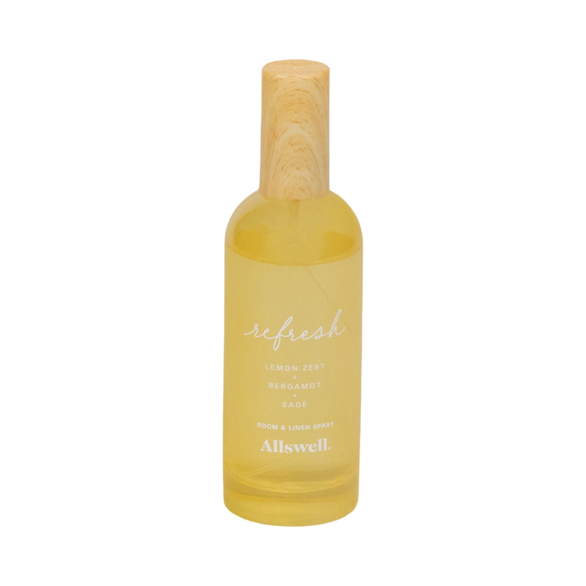 Allswell Balance (Balsam + Mahogany + Musk) Scented Room and Linen Spray 3.4 Fl Oz (100mL).