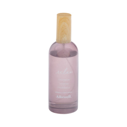Allswell Balance (Balsam + Mahogany + Musk) Scented Room and Linen Spray 3.4 Fl Oz (100mL).