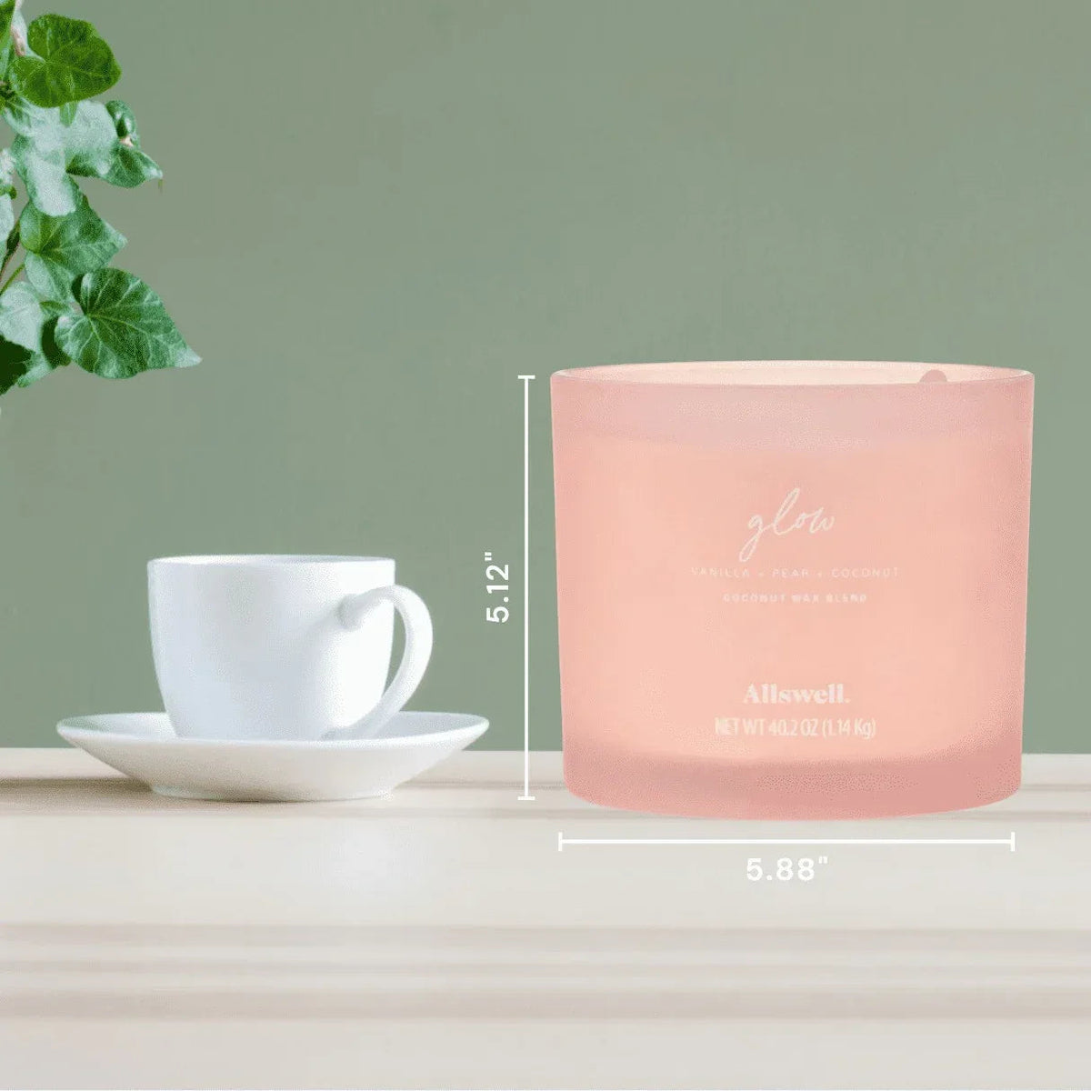Allswell Scented 4-Wick Spa Jar Candle 40.2oz.