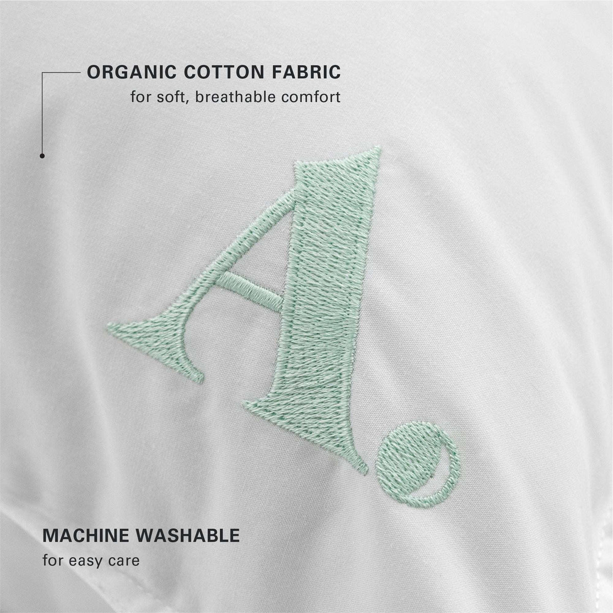 Allswell Organic Cotton Down-like Bed Pillow, Standard/Queen Pack of 2