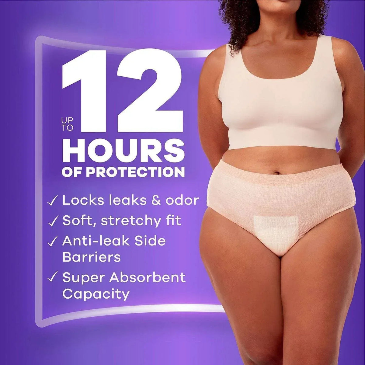 Always Discreet Essentials Underwear for Women, Maximum, Choose Size