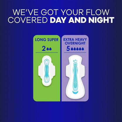 Always Maxi Overnight Pads with Wings, Size 5, 54 ct.