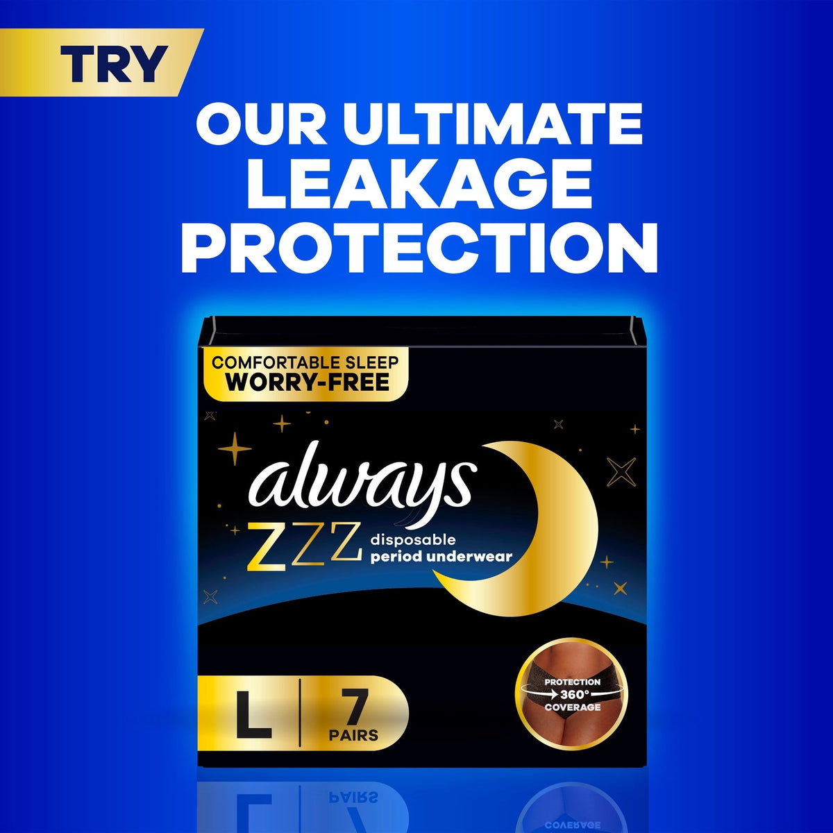 Always Ultra Thin Pads with Wings Size 2 Long Super 8 Count (PACK OF 3 )