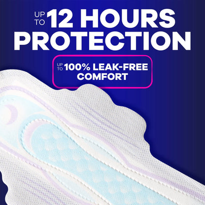 Always Ultra Thin Pads with Wings, Size 5, Extra Heavy Overnight Absorbency, 60 Count (PACK OF 3 )