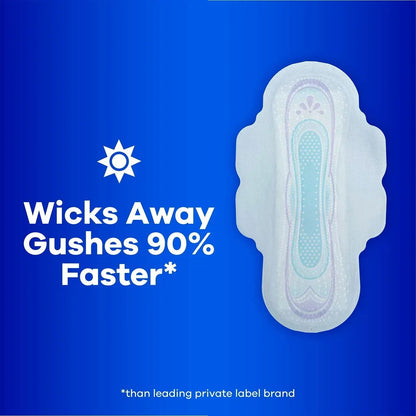 Always Ultra Thin Size 2 Long Super Pads with Flexi-Wings, 92 ct. - Unscented
