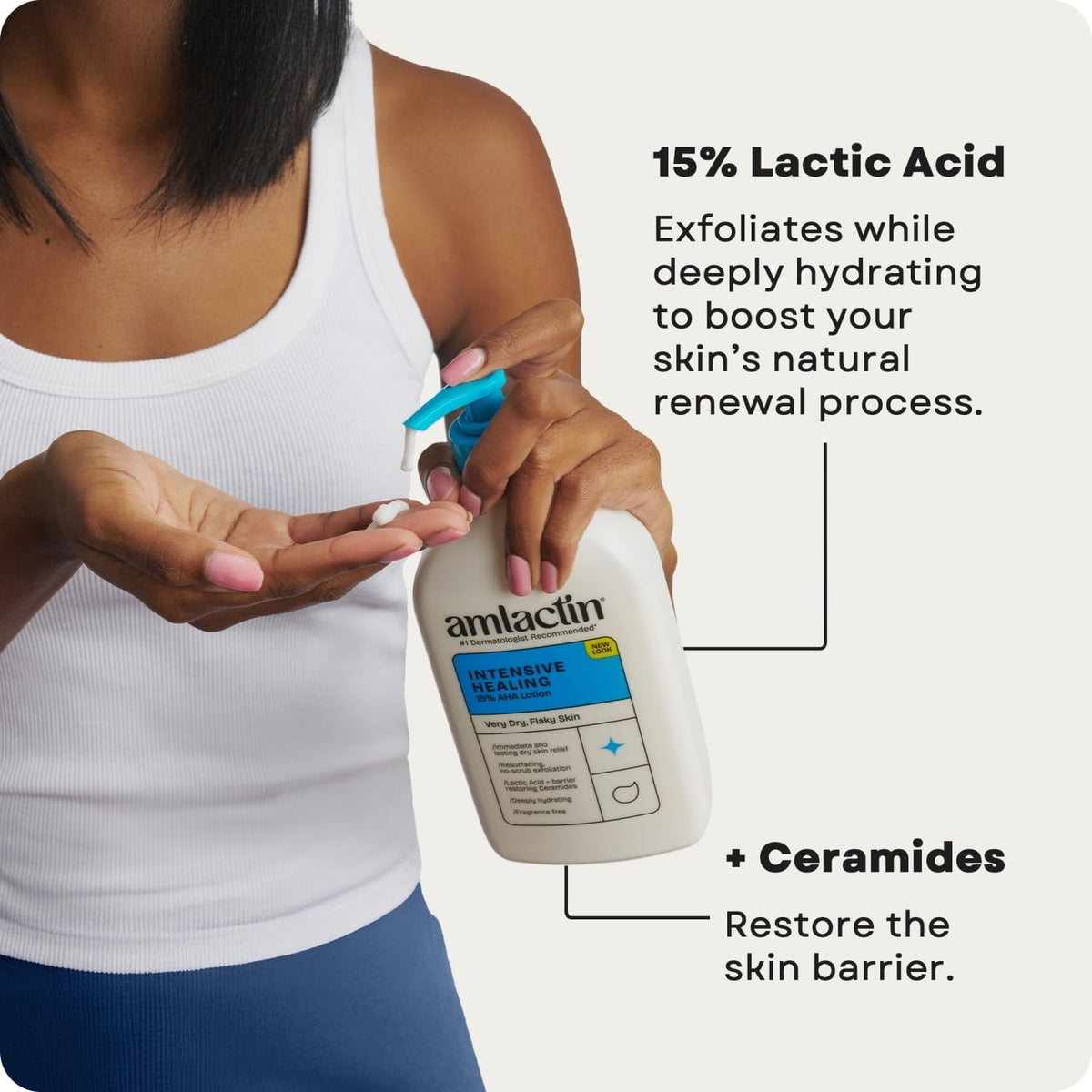 AmLactin Intensive Healing Body Lotion For Dry Skin, 7.9 Oz