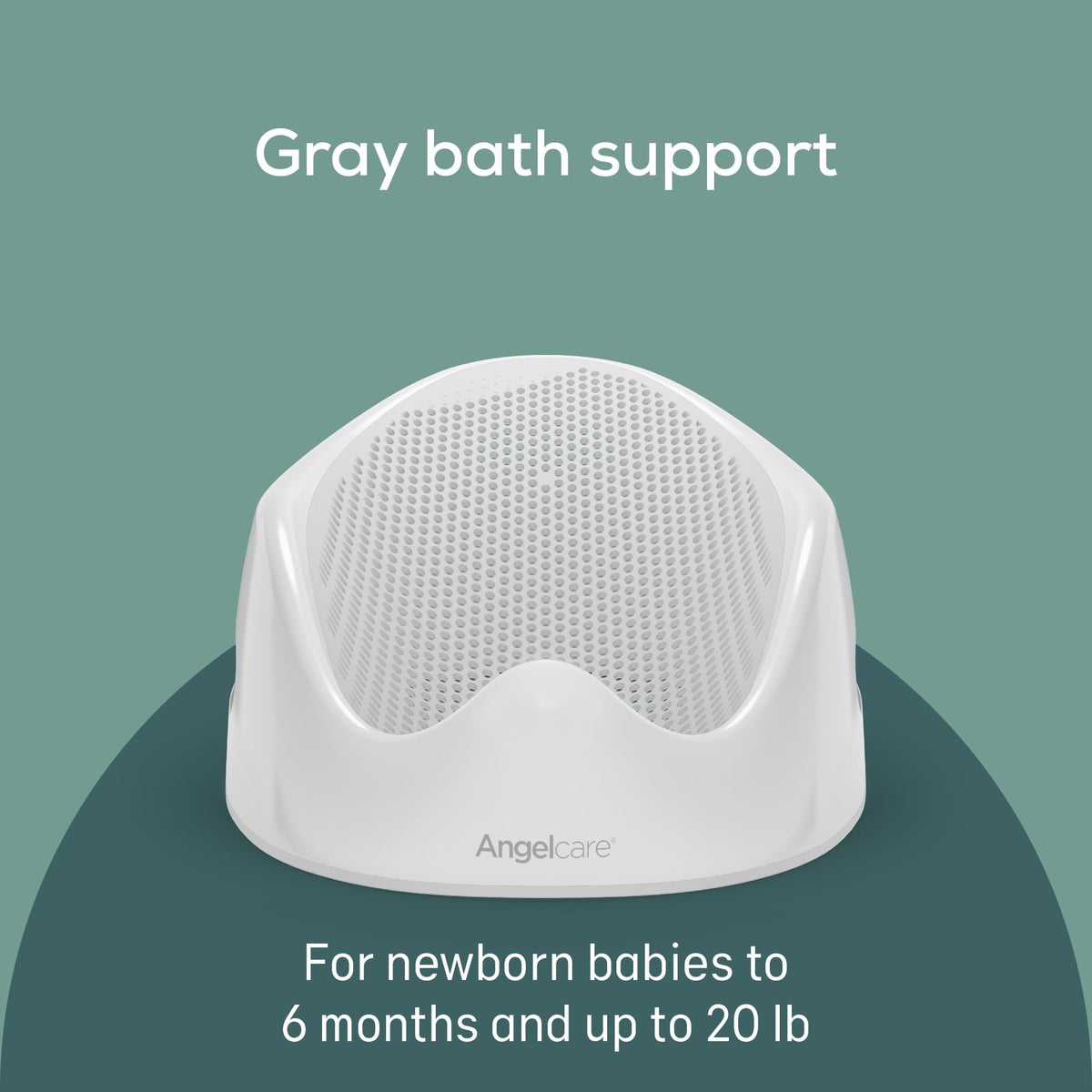 Angelcare Baby Bath Support, Ideal for Babies Less than 6 Months Old, Unisex, 1 Count