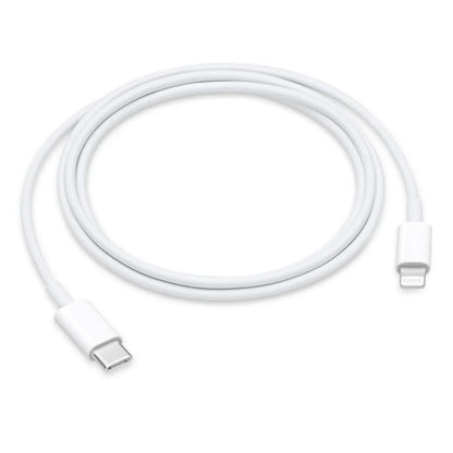 Apple USB-C to Lightning Cable (1m) Fast Charging iPhone Charger - Compatible with iPhone 14/13/12/11/X/XR/XS/8/7/6/5, iPad, Airpods and more