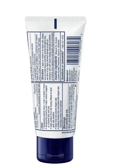 Aquaphor Baby Healing Ointment, Baby Skin Care and Diaper Rash, Travel Size