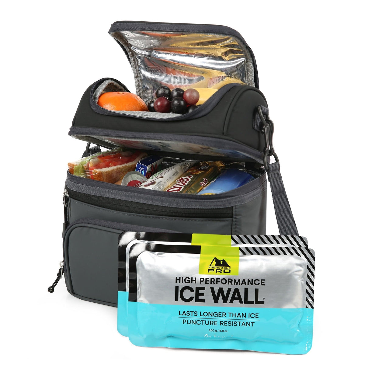 Arctic Zone Pro Fridge Cold Dual Compartment Lunch Pack
