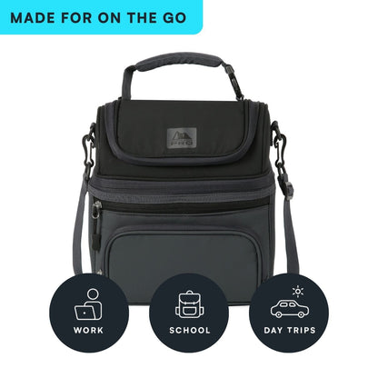 Arctic Zone Pro Fridge Cold Dual Compartment Lunch Pack