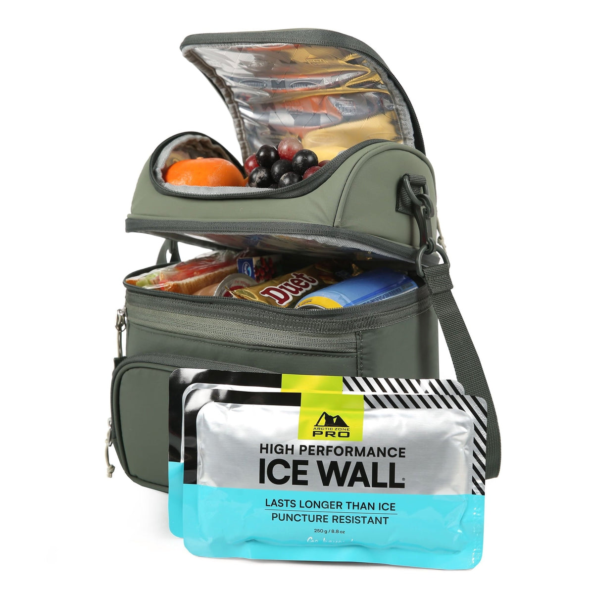 Arctic Zone Pro Fridge Cold Dual Compartment Lunch Pack