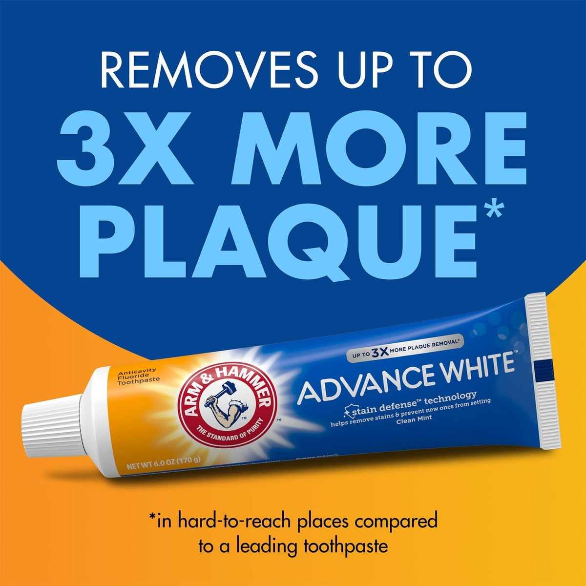 Arm & Hammer Dental Care Advance White Toothpaste, 7.2 oz., 4 pk.