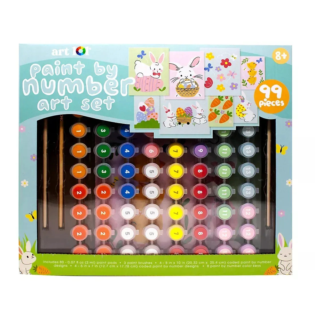 Art 101 Easter Paint by Number Art Set with 99 - Pc.