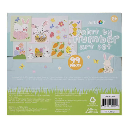 Art 101 Easter Paint by Number Art Set with 99 - Pc.