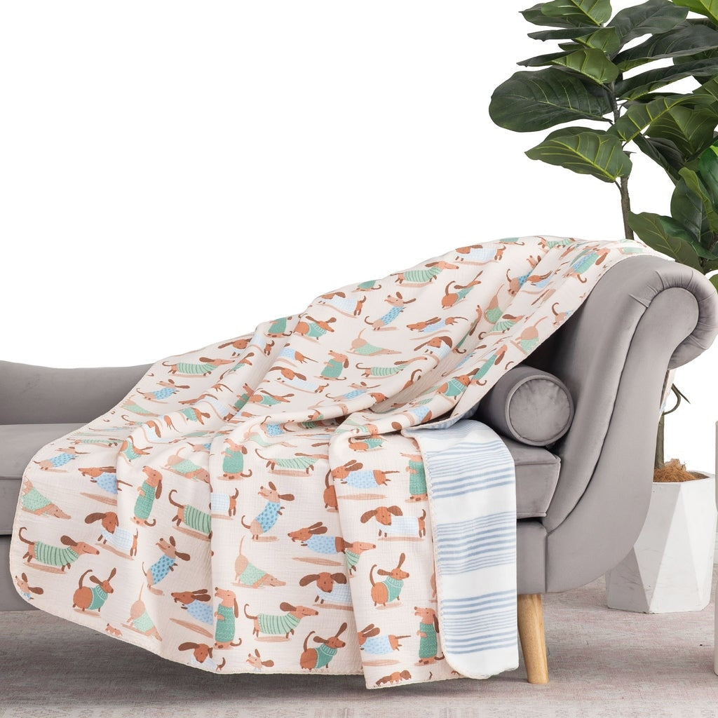Artist Collection Cotton Gauze Throw