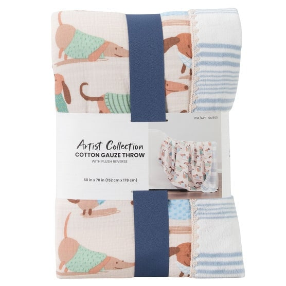 Artist Collection Cotton Gauze Throw