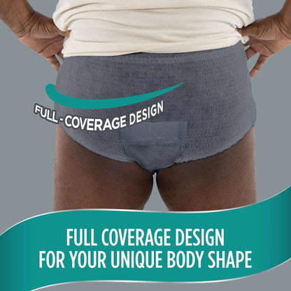 Assurance Men's Incontinence Underwear, XXL, Maximum Absorbency, 19 Count