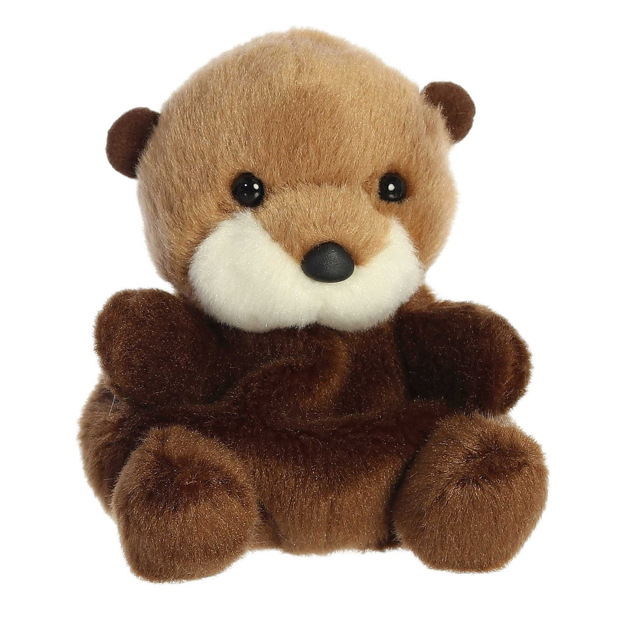 Aurora - Mini Brown Palm Pals - 5.5" Selena Sea Otter - Adorable Stuffed Animal
