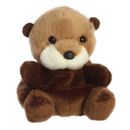 Aurora - Mini Brown Palm Pals - 5.5" Selena Sea Otter - Adorable Stuffed Animal